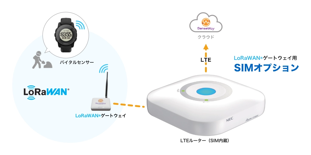 LoRaWAN®ゲートウェイ用SIMオプション