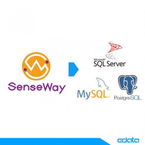 RDB（MySQL・PostgreSQL・SQL Server）に SenseWayデータを連携：CDataSync の画像