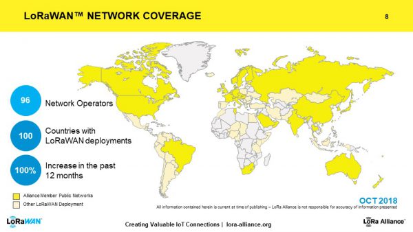 LoRaWAN™ NETWORK COVERAGE