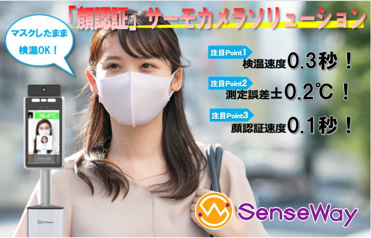 「顔認証」サーモカメラソリューション