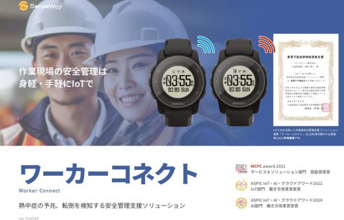 作業員安全管理ソリューション<br>「ワーカーコネクト」のアイキャッチ画像